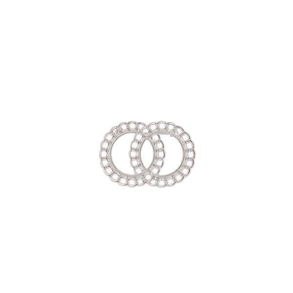 DOUBLE RING BROOCH