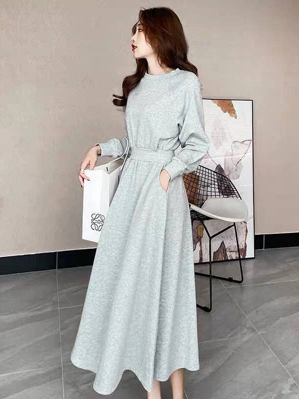 Sweatshirt Midi Dress