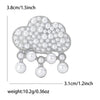 White Cloud Brooch