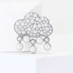 White Cloud Brooch