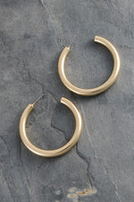 Round Hoop Earrings