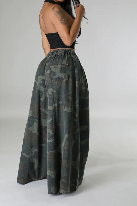 Camo Demi Pant