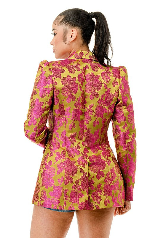 Jacquard Blazer