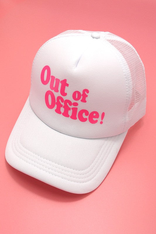 "Out of Office" Trucker Hat