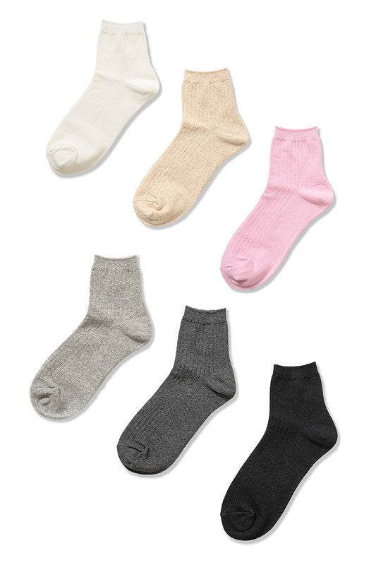 Cotton Crew Socks