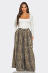 Wide Leg Leopard Pants