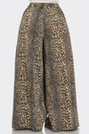 Wide Leg Leopard Pants