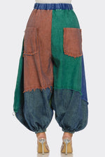 Colorful Patchwork Pants