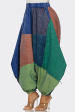 Colorful Patchwork Pants