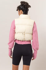 Crop Puffer Vest