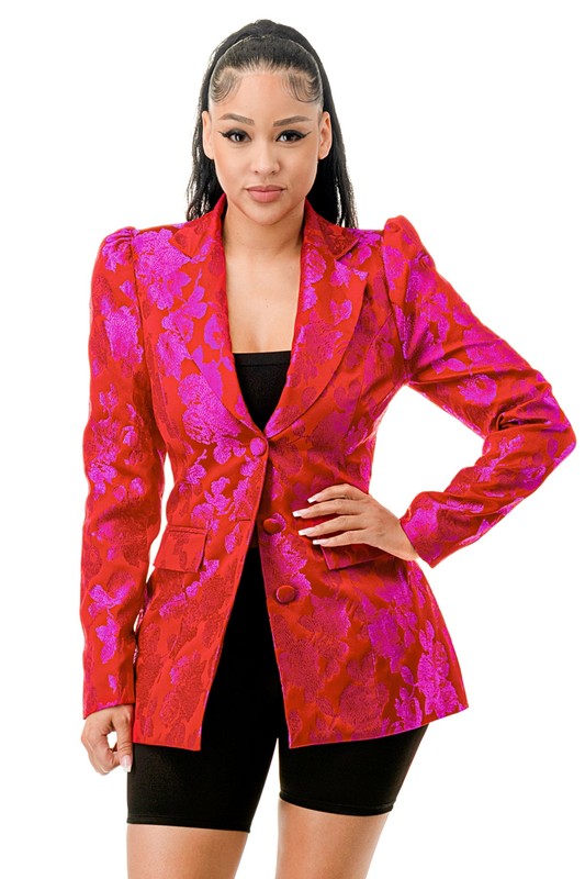 Jacquard Blazer