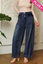 Balloon Bottom Denim Jeans