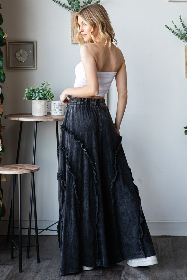 Ruffle Flare Pants