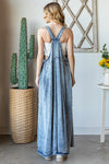 Denim Overall Maxi Dress