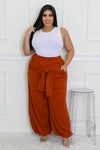 Curvy Tie front Jogger