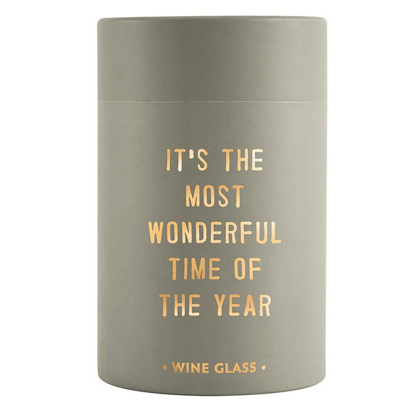 Stemless Wine Glass - The Most Wonderful Time