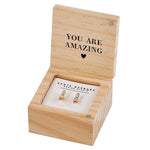 Treasure Box Earrings - Best Teacher Ever