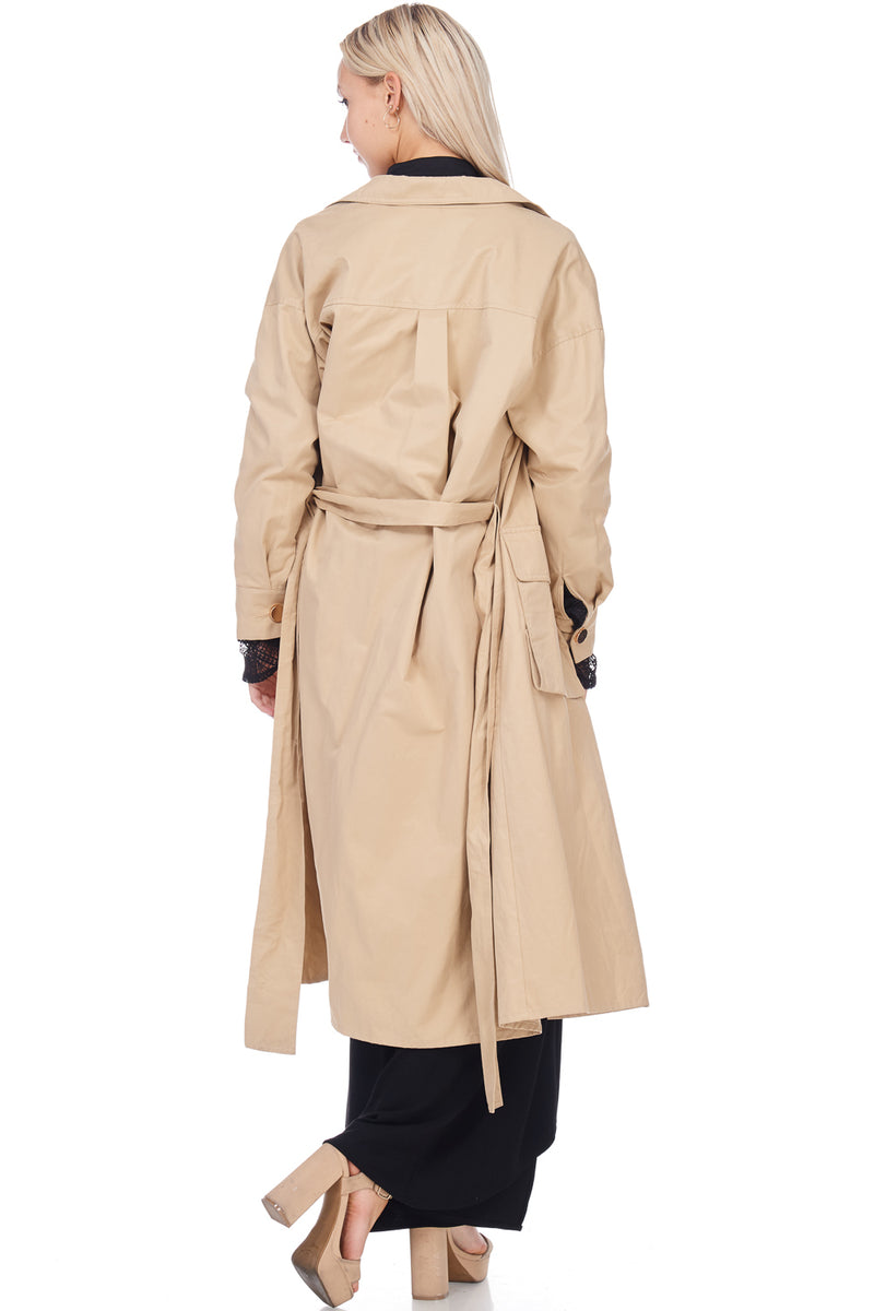 Patch Pocket Columbo Trench Coat