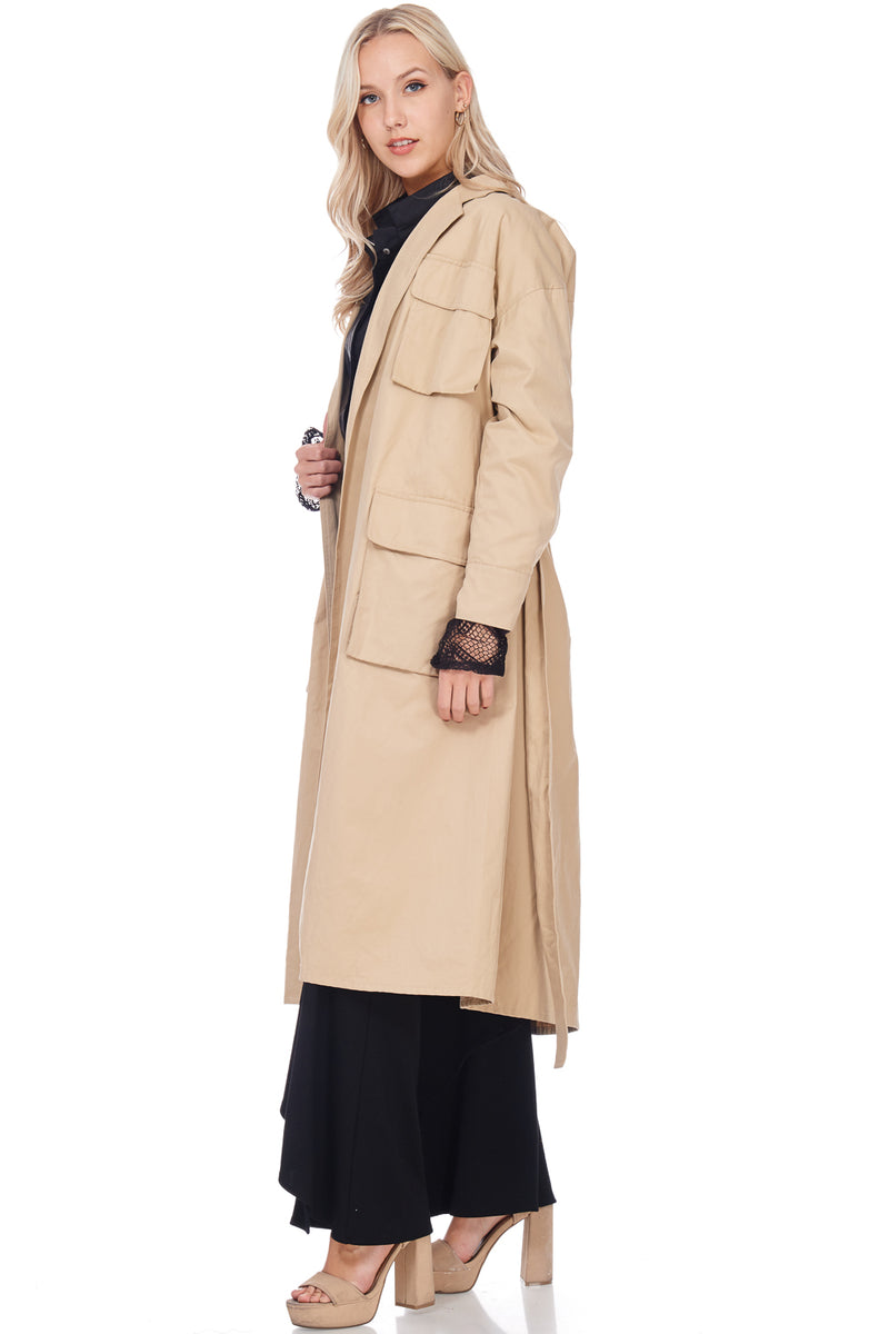 Patch Pocket Columbo Trench Coat