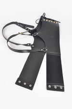 Plus Faux Leather Corset Harness Belt