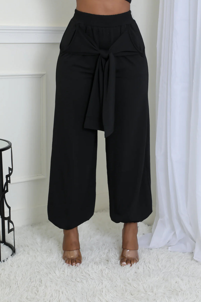 Tie front Jogger