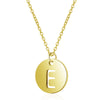 Gold Enbedded Initial Necklace