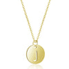 Gold Enbedded Initial Necklace