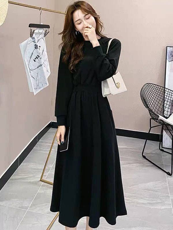 Sweatshirt Midi Dress