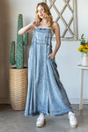 Denim Overall Maxi Dress