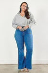 Curvy Flare Denim Jeans
