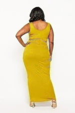 Curvy Starburst Maxi Dress