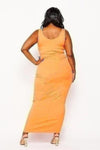 Curvy Starburst Maxi Dress