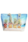 Pineapple Fun Ladies Tote Bag