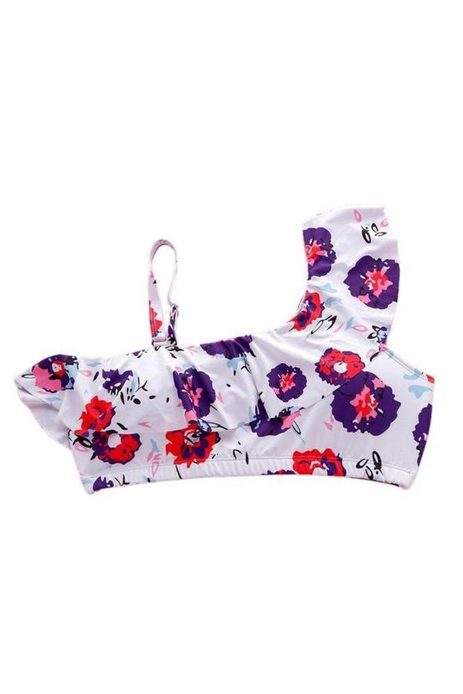 Floral 2 Piece Curvy Swim Suit