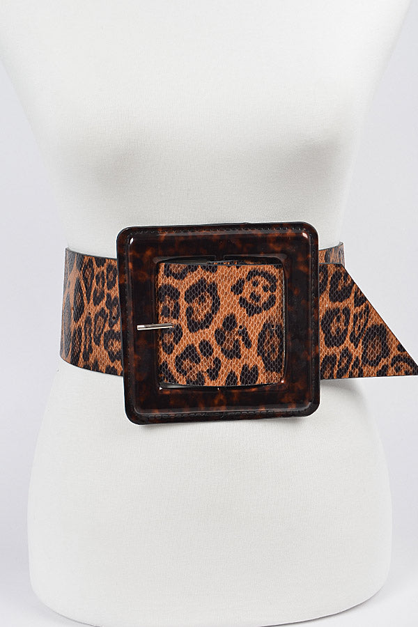 Curvy Leopard Iconic Belt