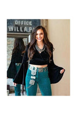 Melody Bell Sleeve Crop