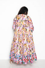 Savannah Swirl Maxi Dress