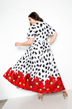 Dalmatian Wrap Around Skirt Set